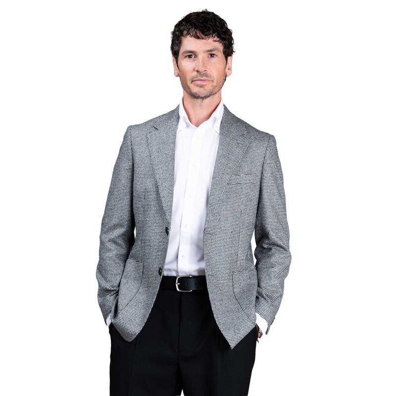 Rembrandt Malta Black & White Houndstooth Blazer image number 0